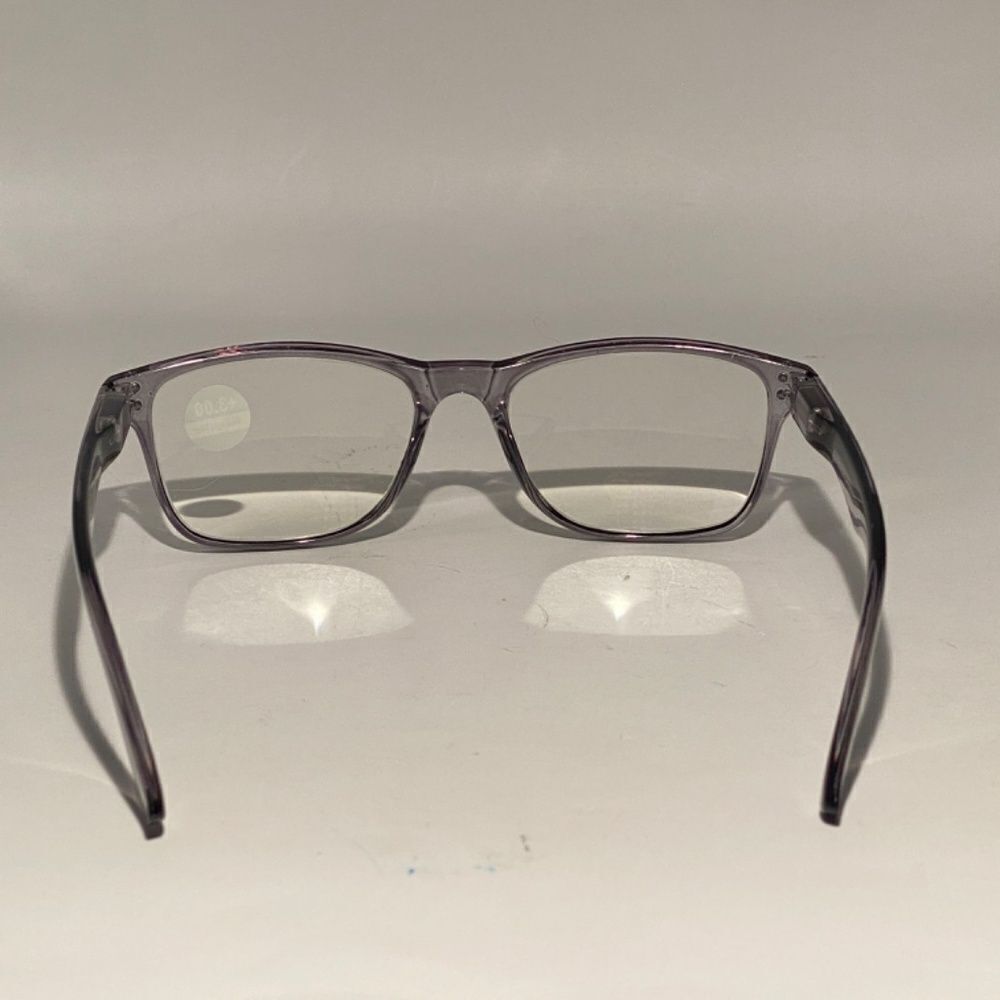 1445 Helen Reading Glasses 3.0 Readers Bluelight Filter Gray Frame NWT - Picture 4 of 9